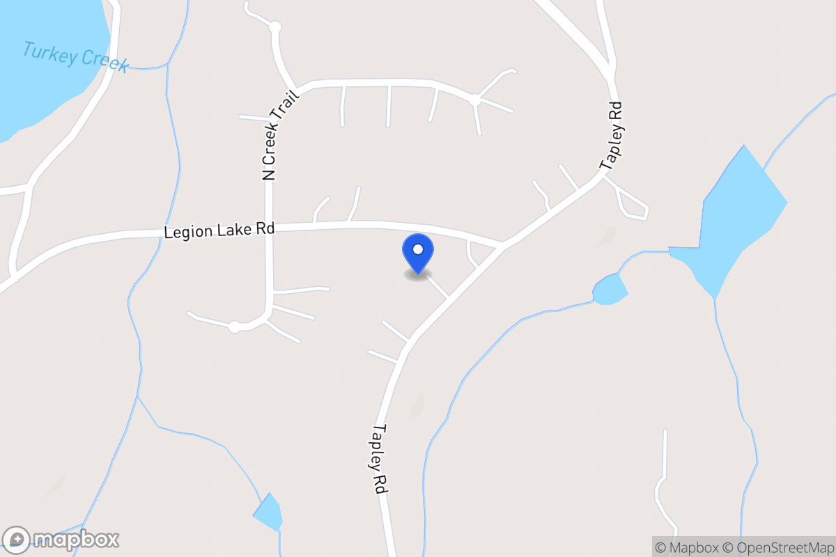 Map of 376 Tapley Rd