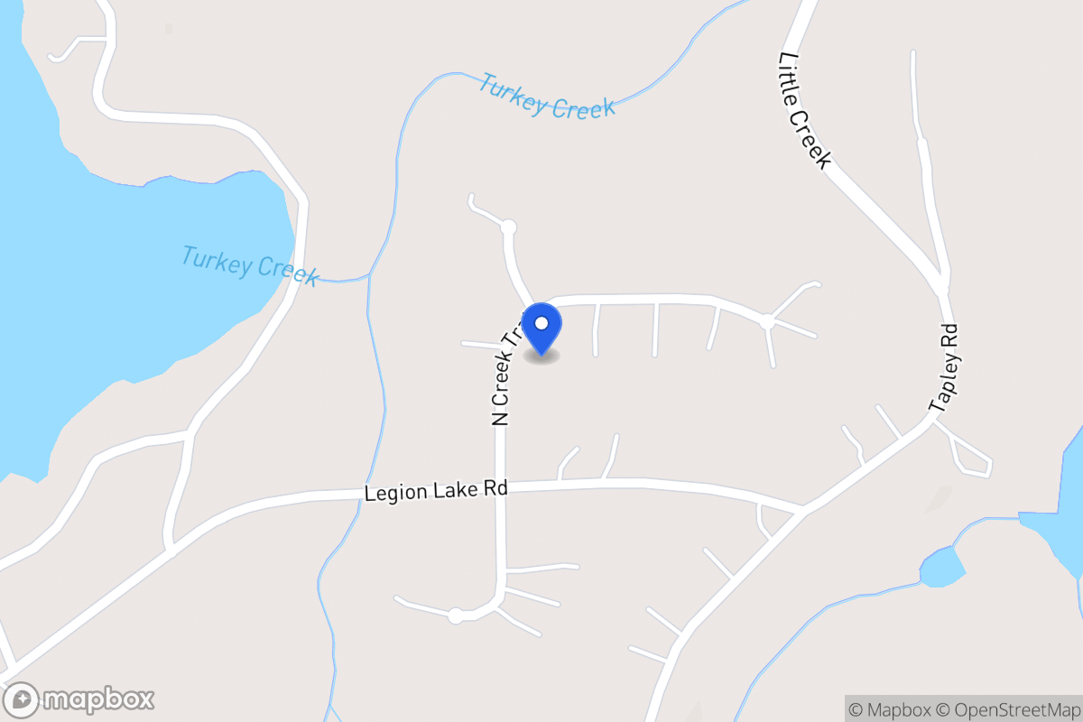 Map of 131 North Creek Trl