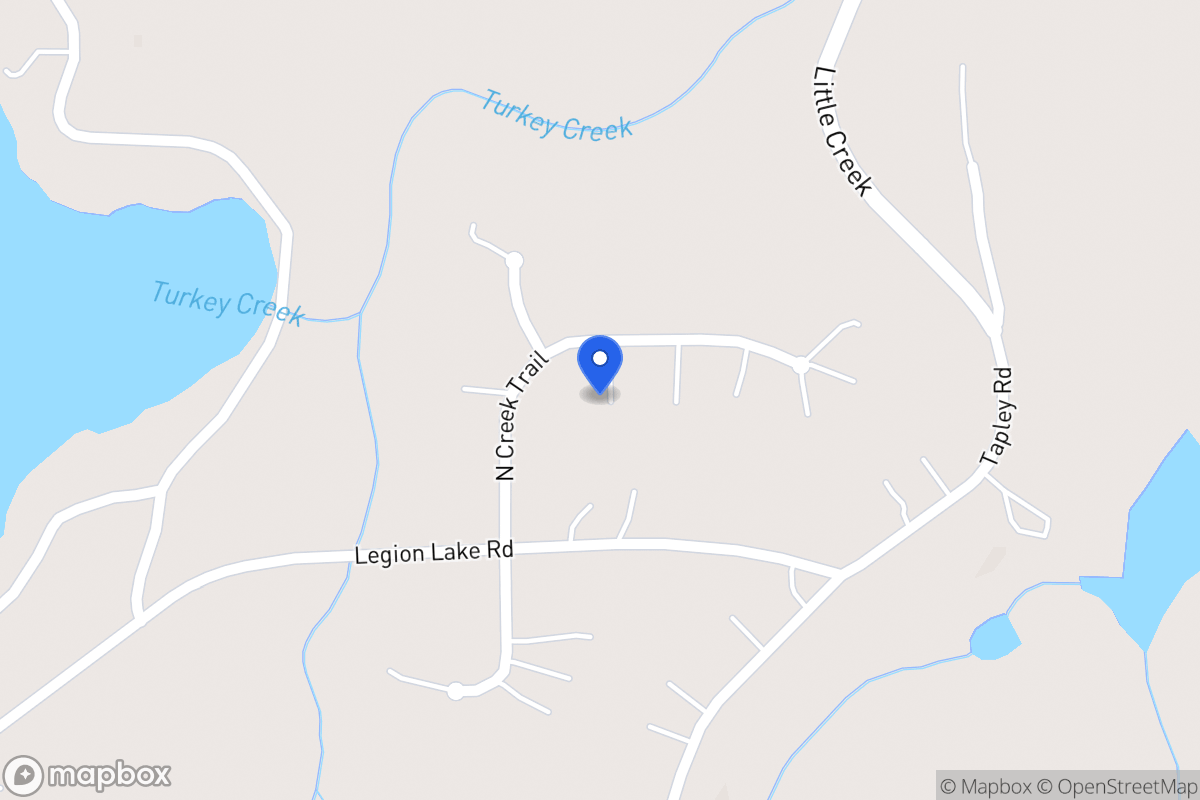 Map of 145 North Creek Trl