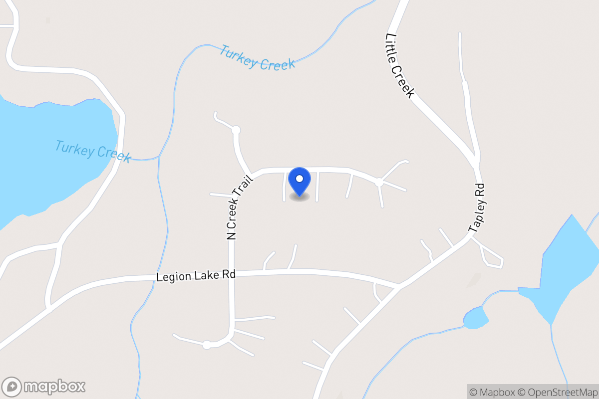 Map of 151 North Creek Trl