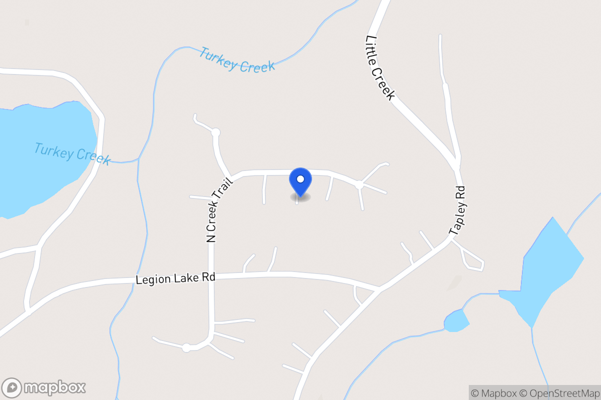 Map of 157 North Creek Trl