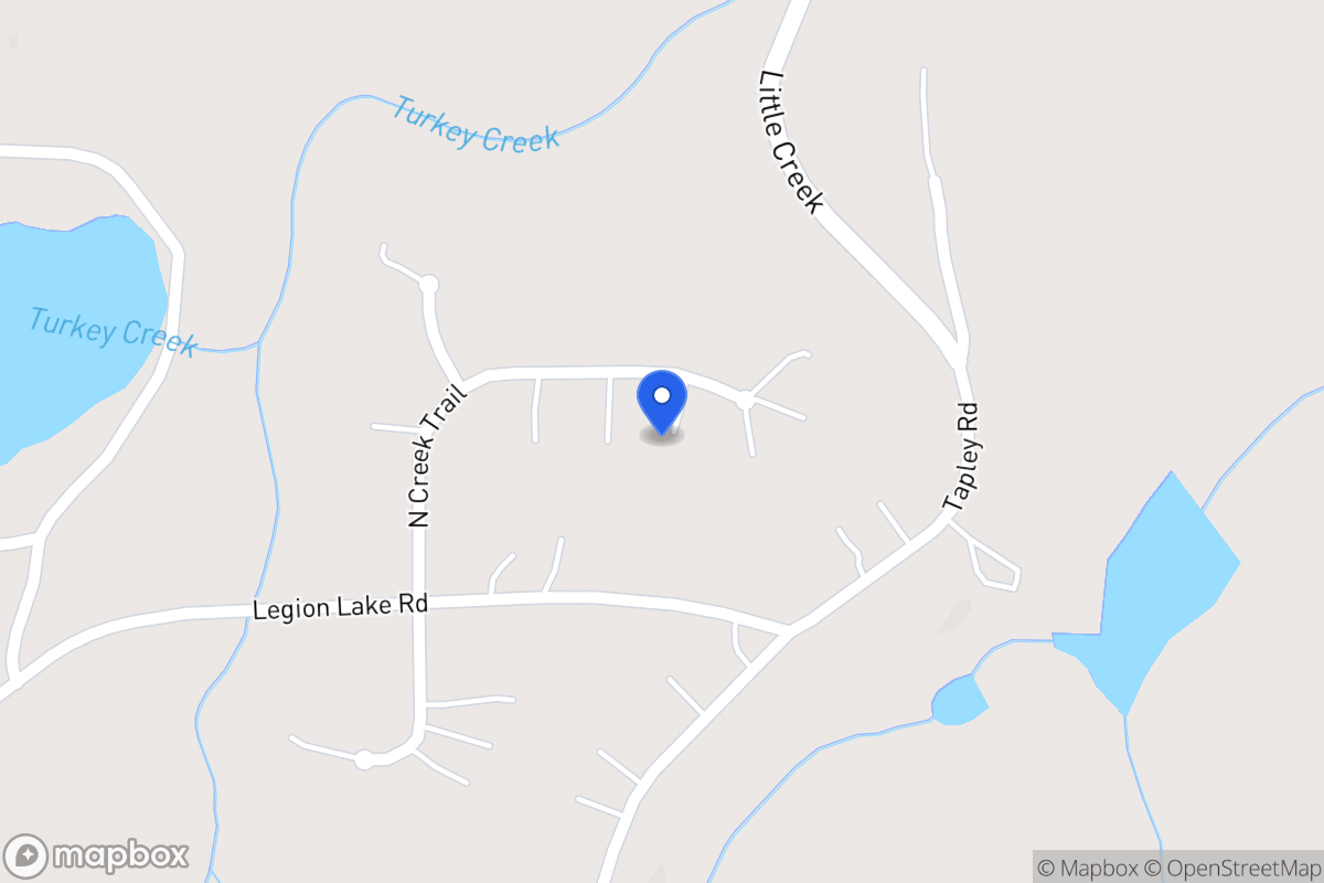 Map of 163 North Creek Trl