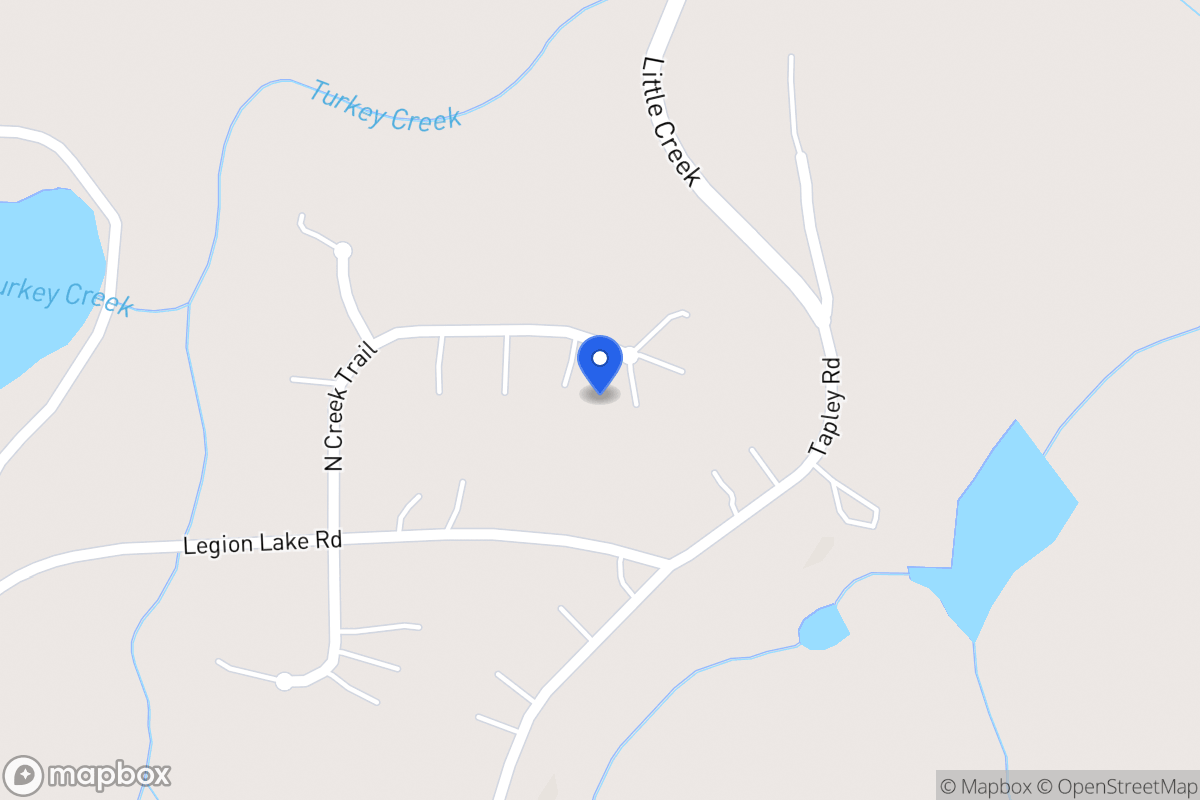 Map of 169 North Creek Trl