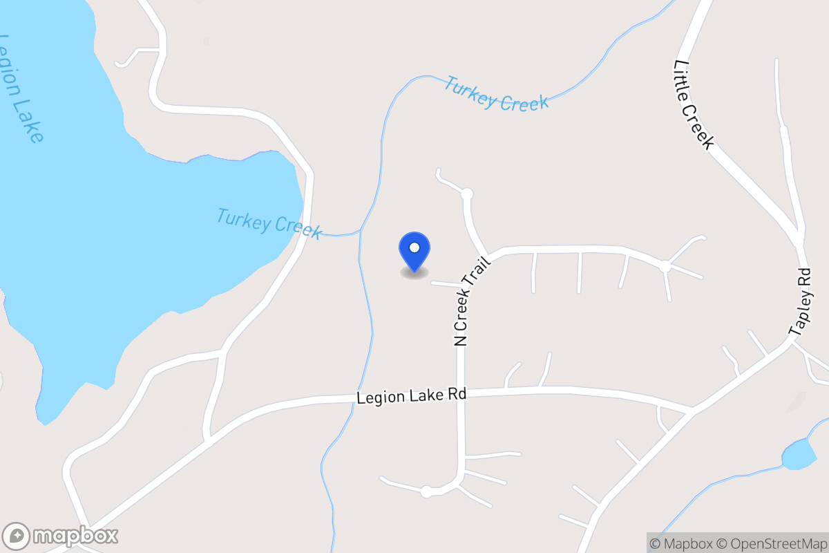 Map of 124 North Creek Trl