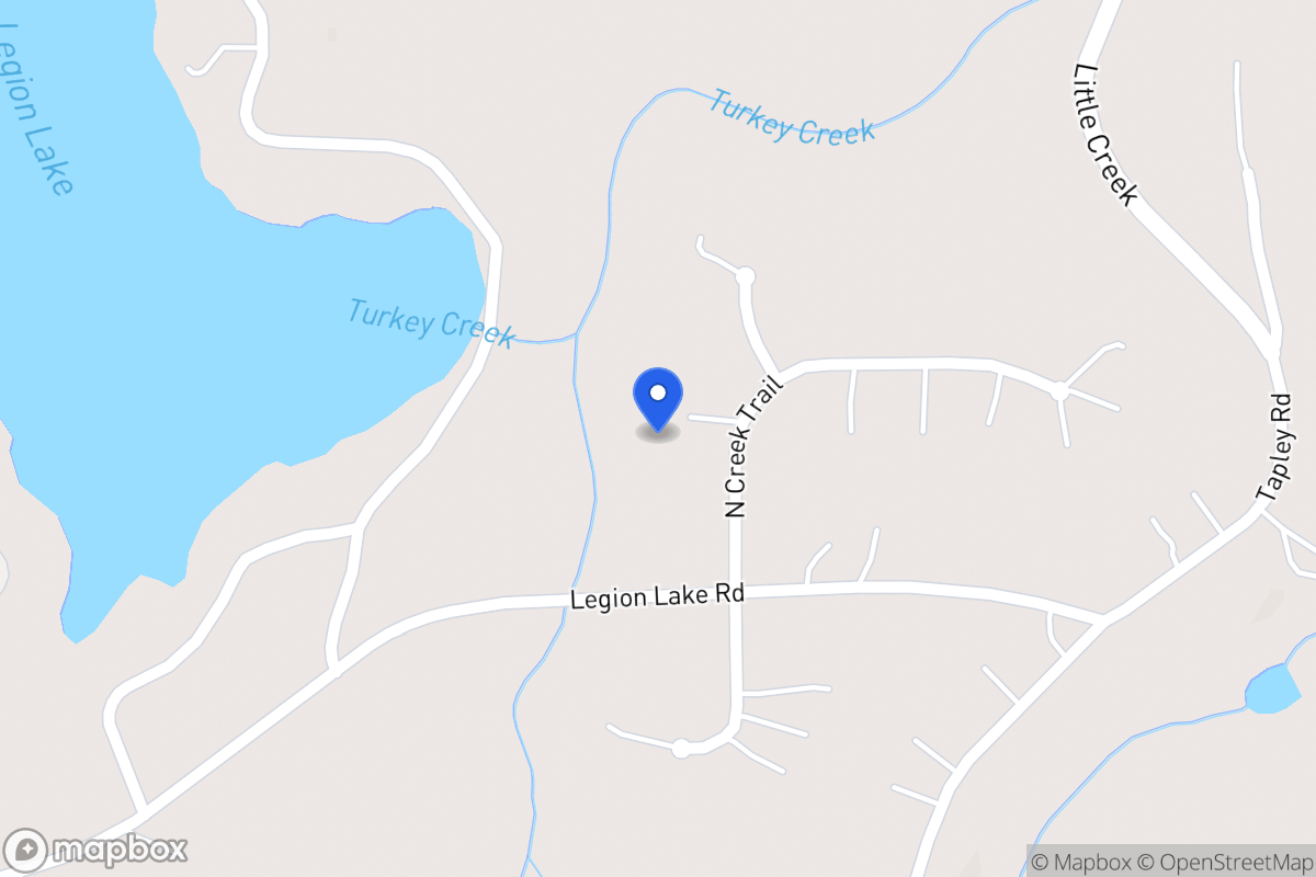 Map of 118 North Creek Trl