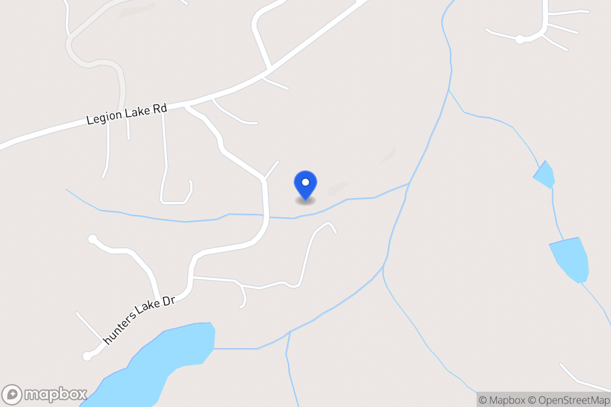 Map of Hunters Lake Dr