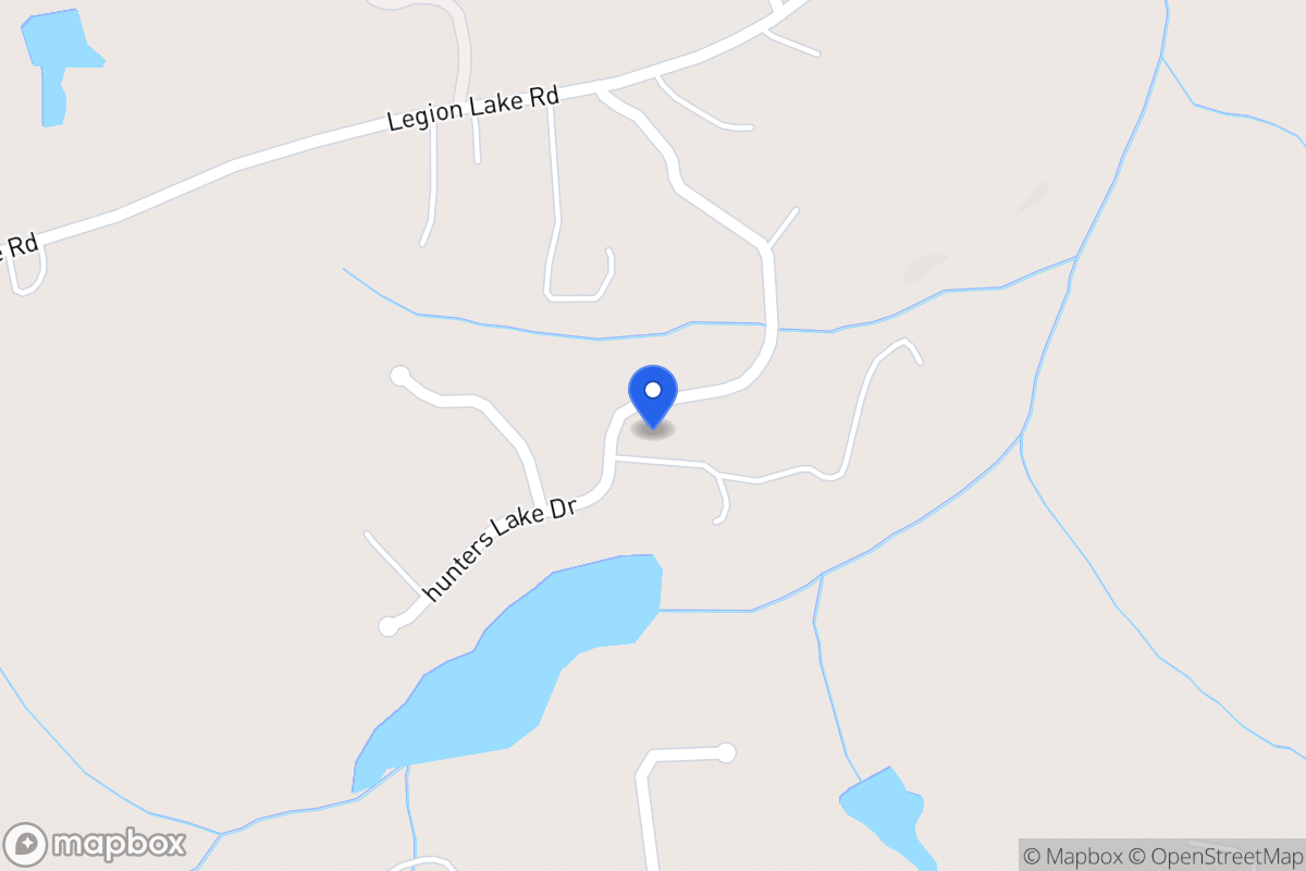 Map of 136 Hunters Lake Dr