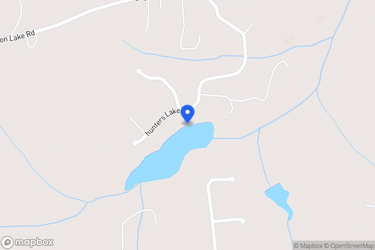 Map of 156 Hunters Lake Dr