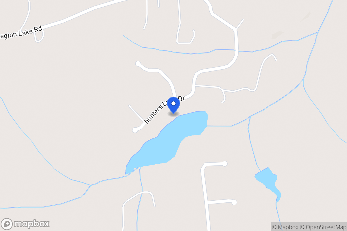 Map of 160 Hunters Lake Dr