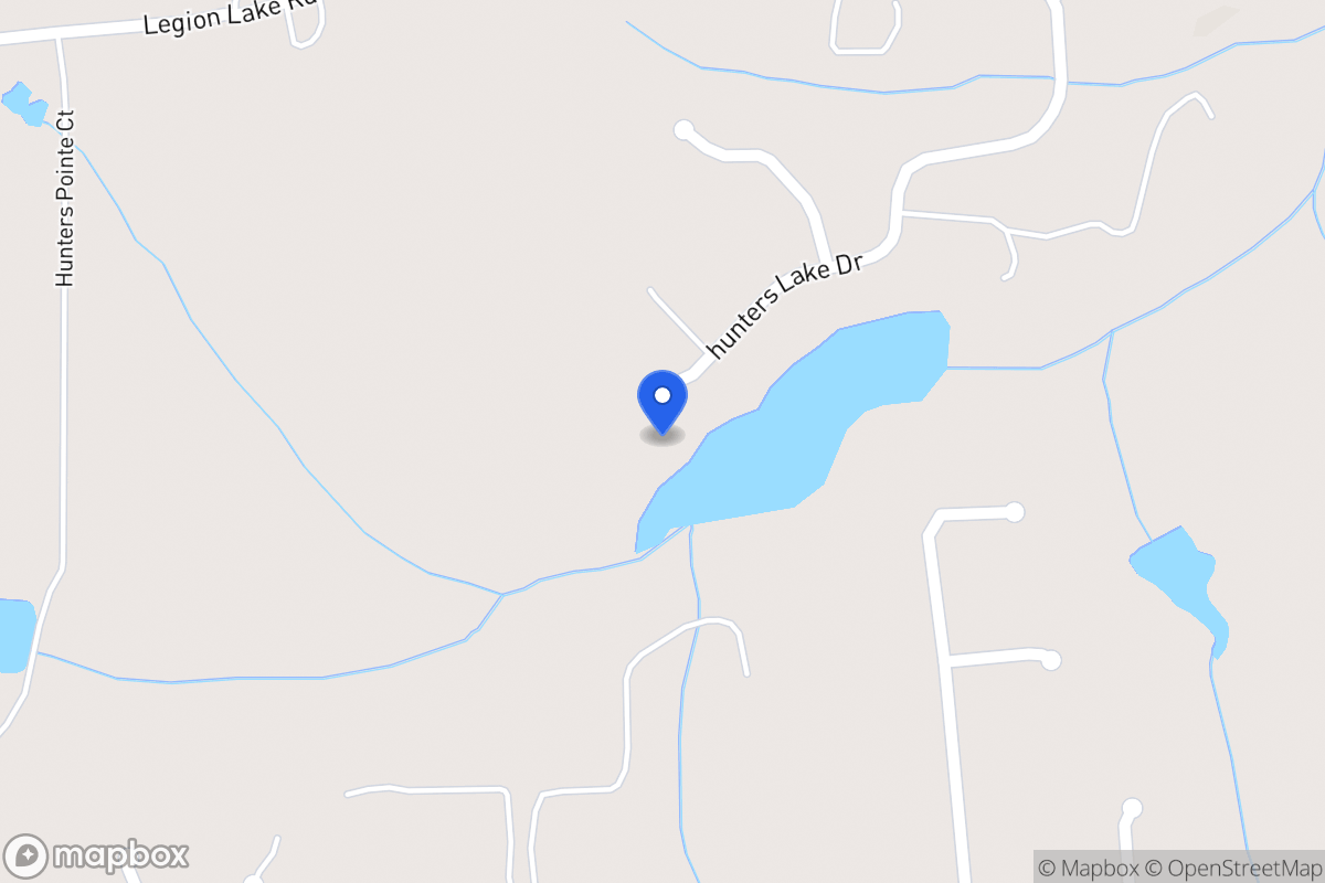 Map of 180 Hunters Lake Dr