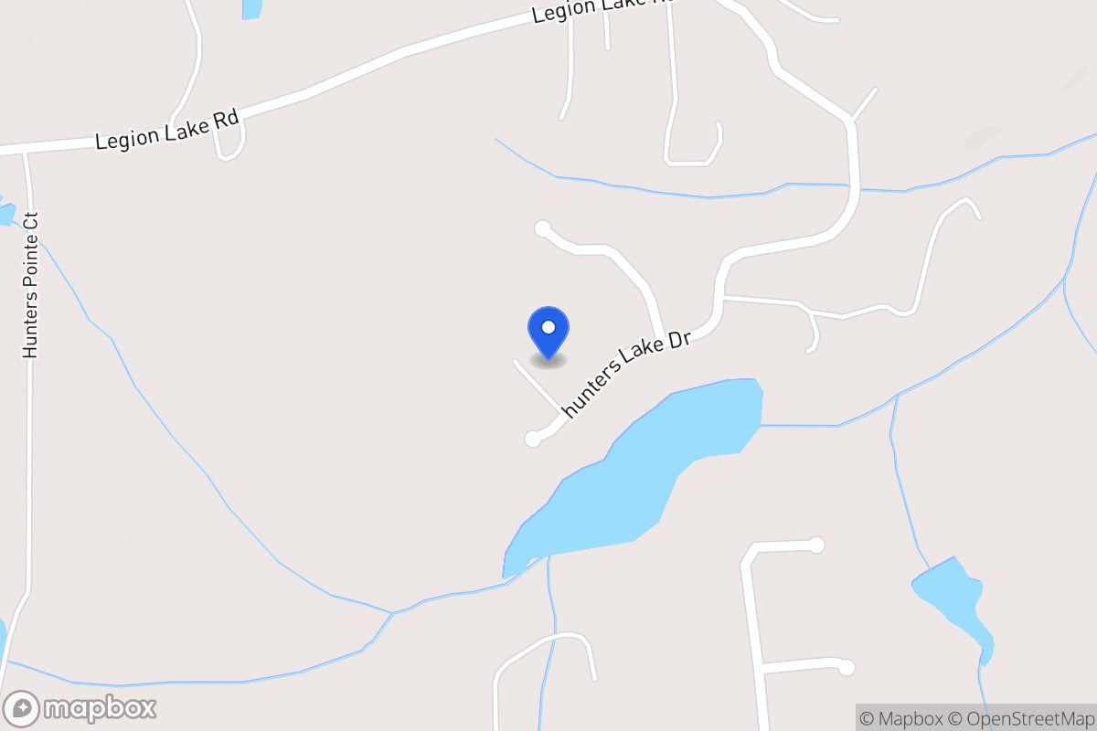 Map of 169 Hunters Lake Dr