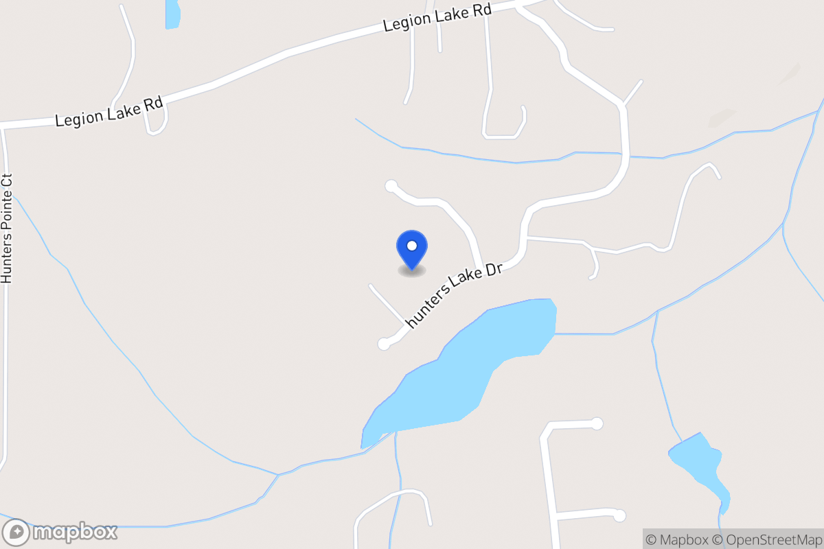Map of 165 Hunters Lake Dr
