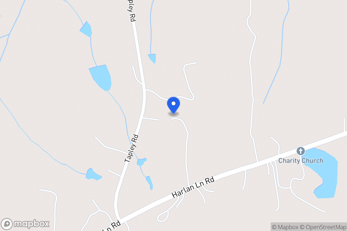 Map of 1152 Harlan Lane Rd