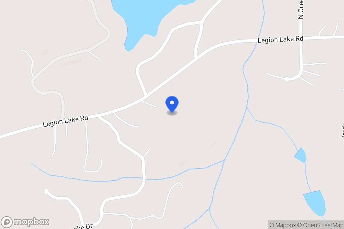 Map of 637 Legion Lake Rd