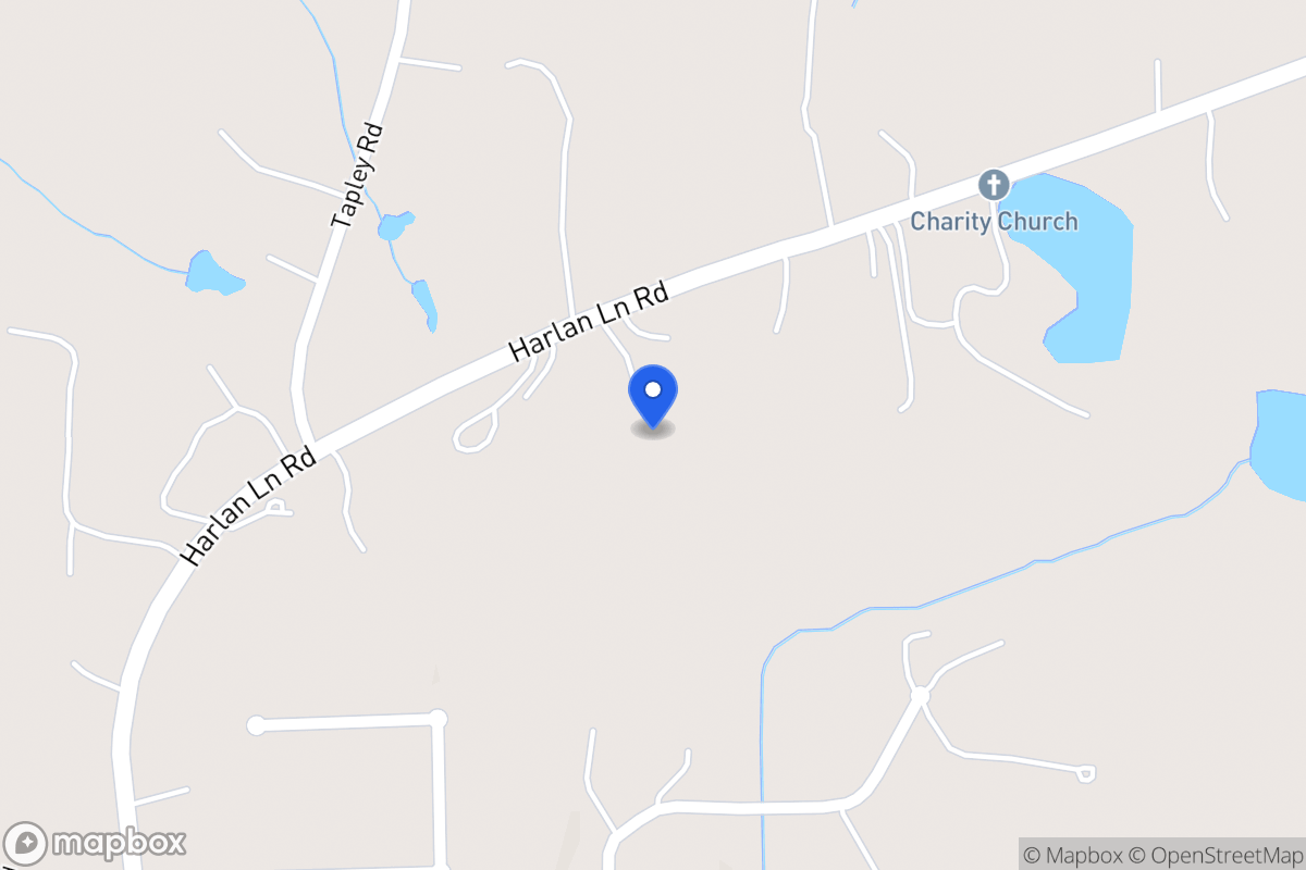 Map of 1175 Harlan Lane Rd