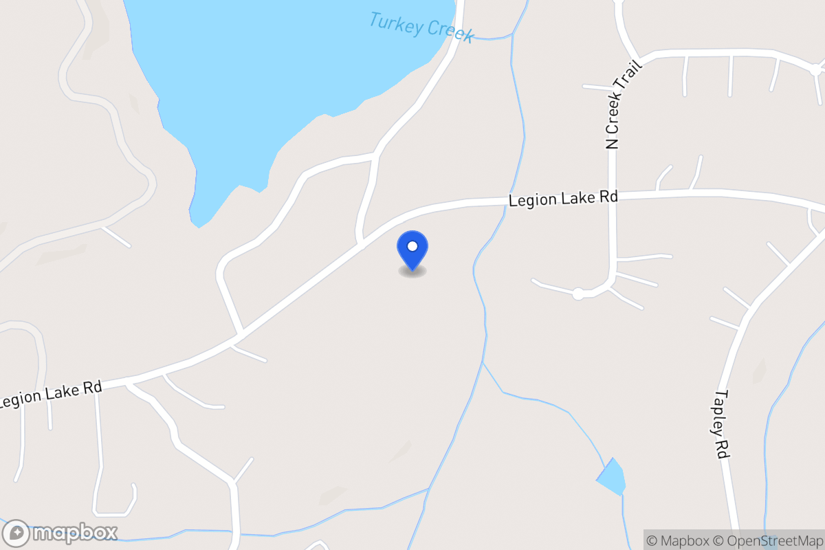 Map of 691 Legion Lake Rd