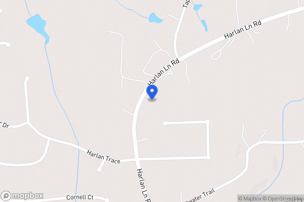 Map of 987 Harlan Lane Rd