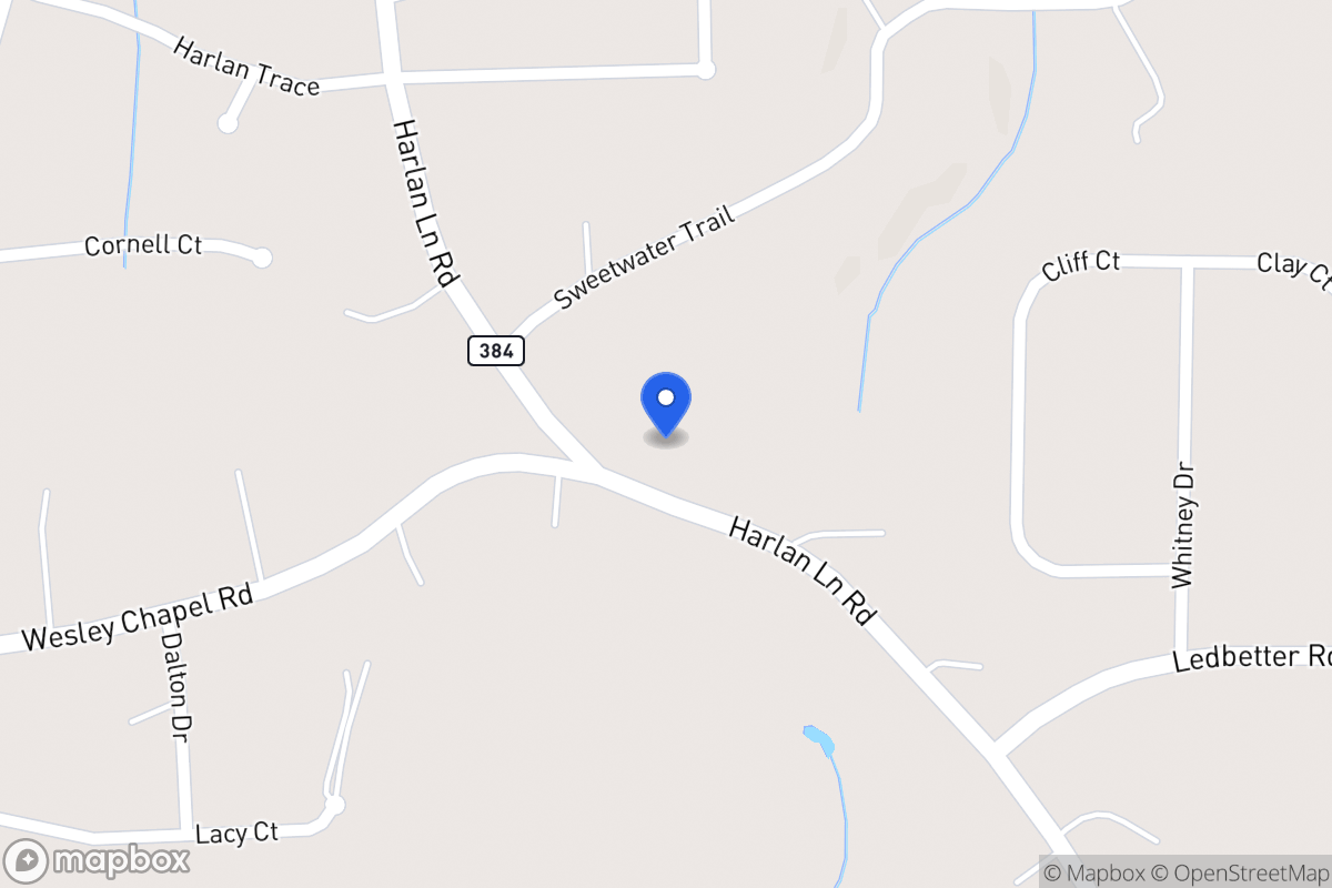 Map of 747 Harlan Lane Rd