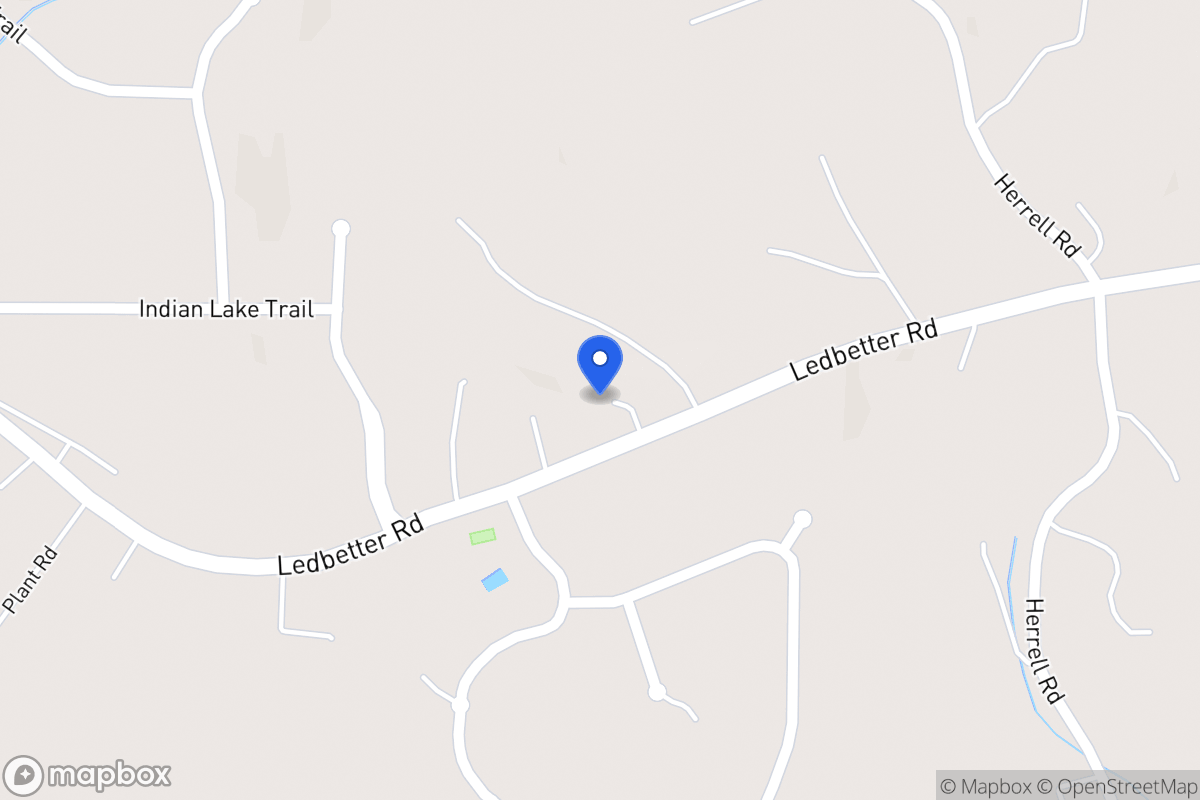 Map of 480 Ledbetter Rd