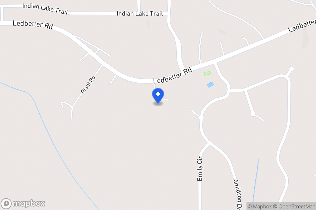 Map of 413 Ledbetter Rd