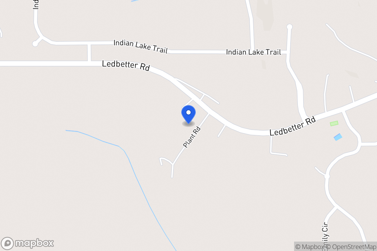 Map of 315 Ledbetter Rd