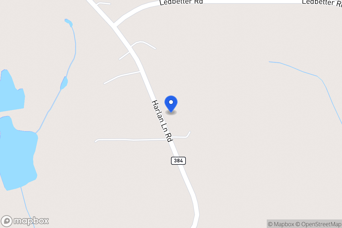 Map of 517 Harlan Lane Rd
