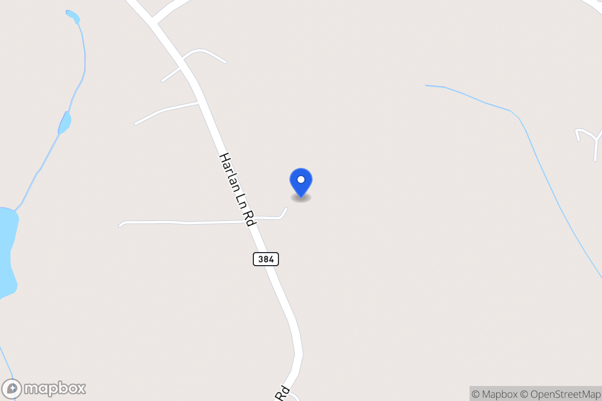 Map of 499 Harlan Lane Rd