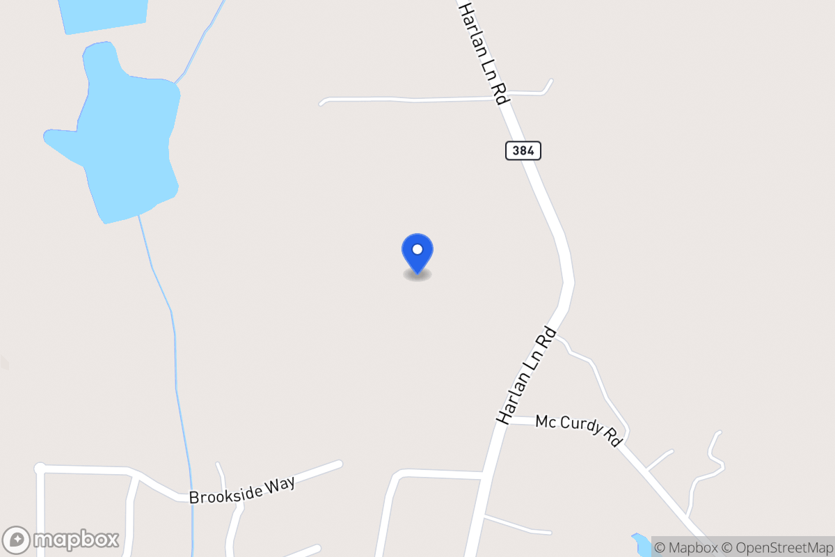 Map of 348 Harlan Lane Rd