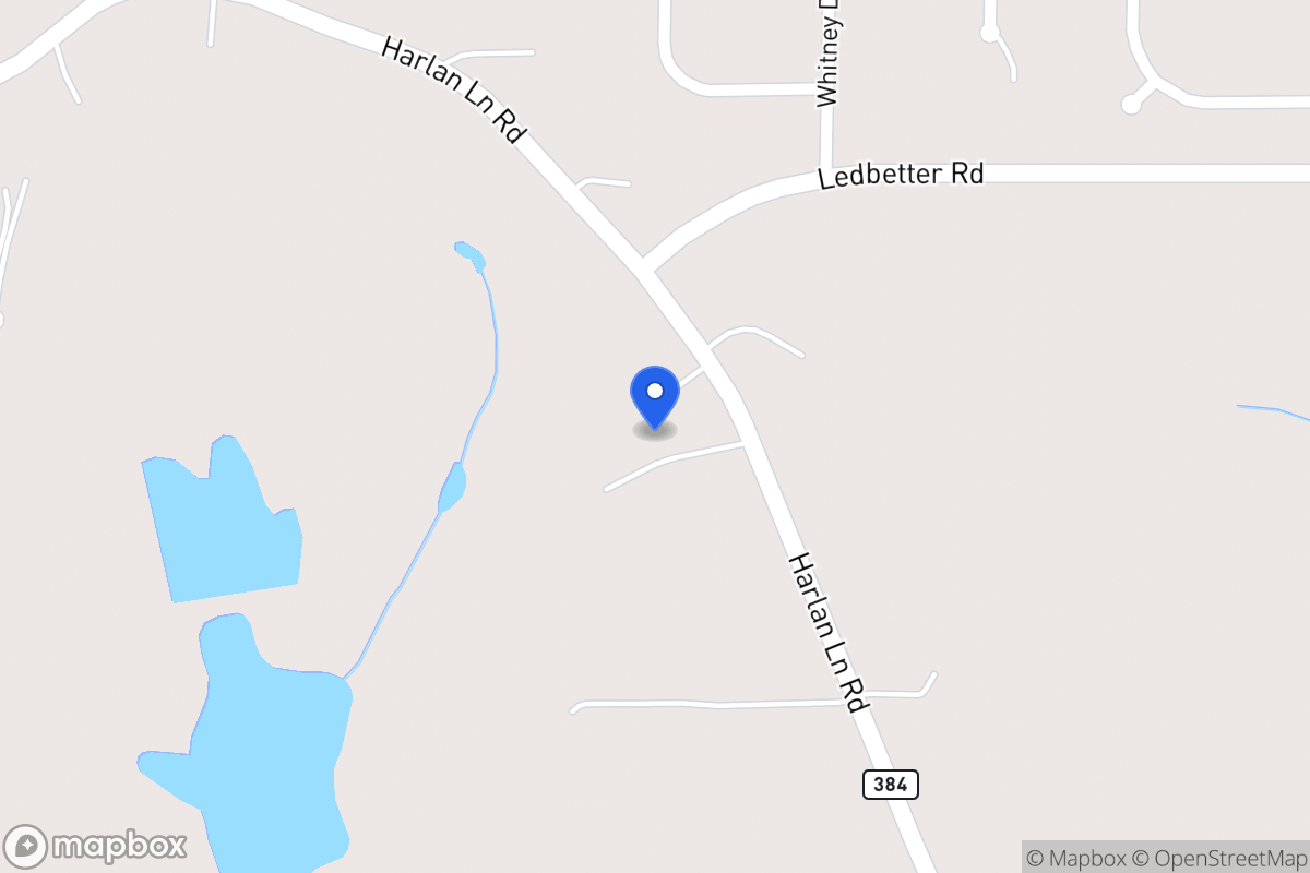 Map of 590 Harlan Lane Rd