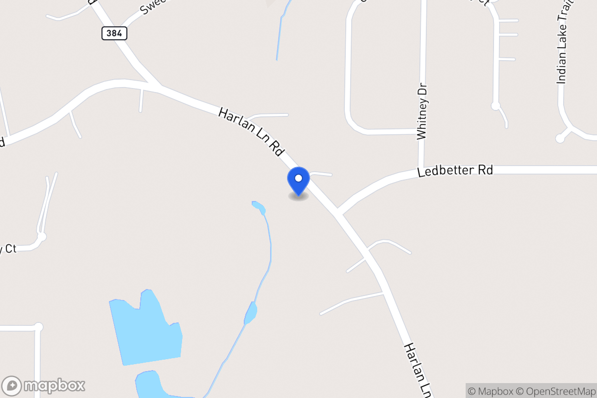 Map of 656 Harlan Lane Rd
