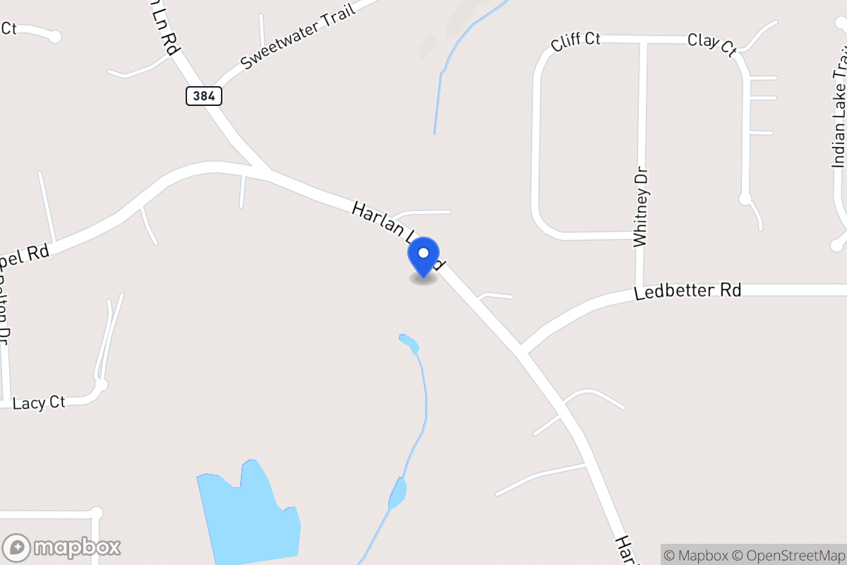 Map of 680 Harlan Lane Rd