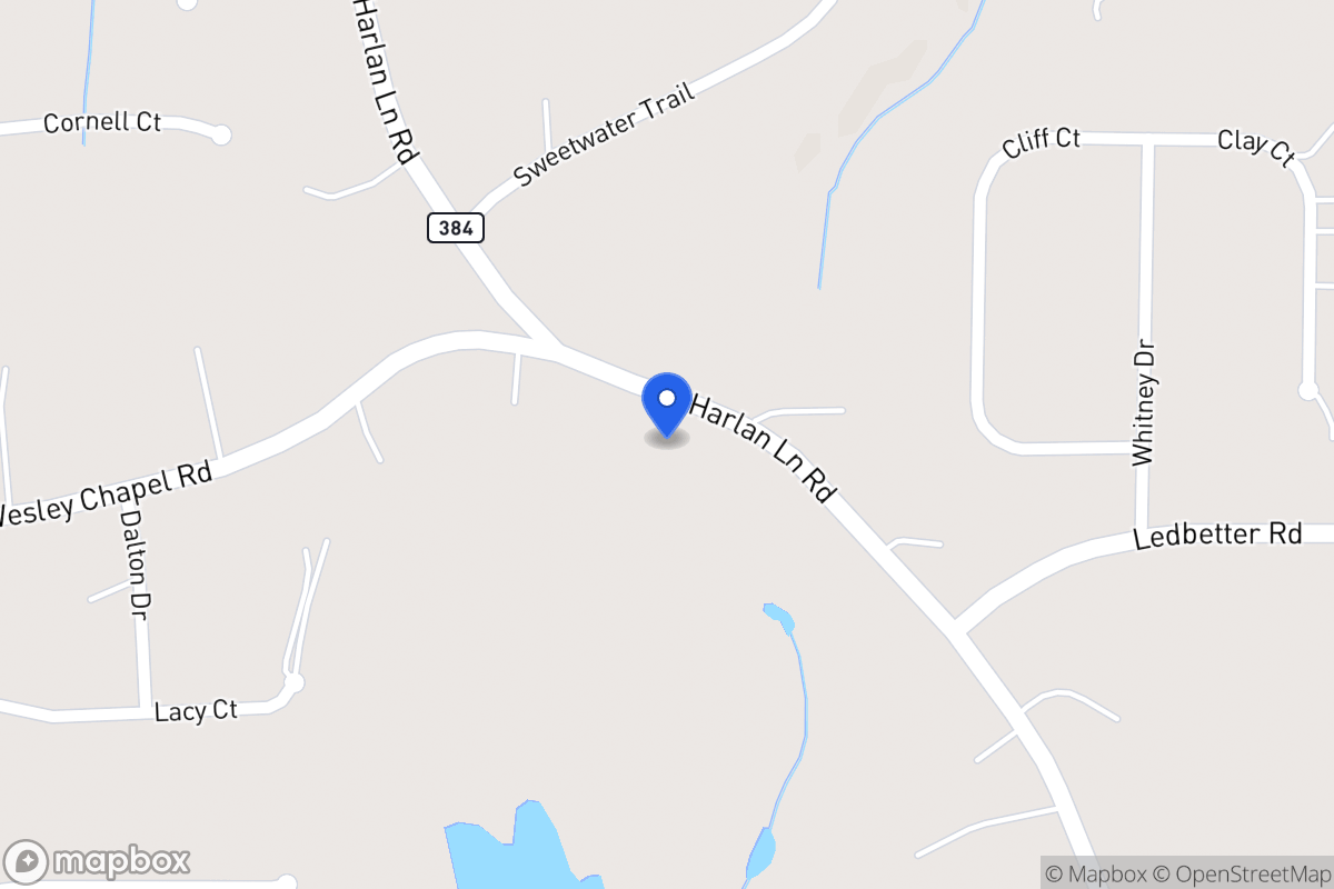 Map of 766 Harlan Lane Rd