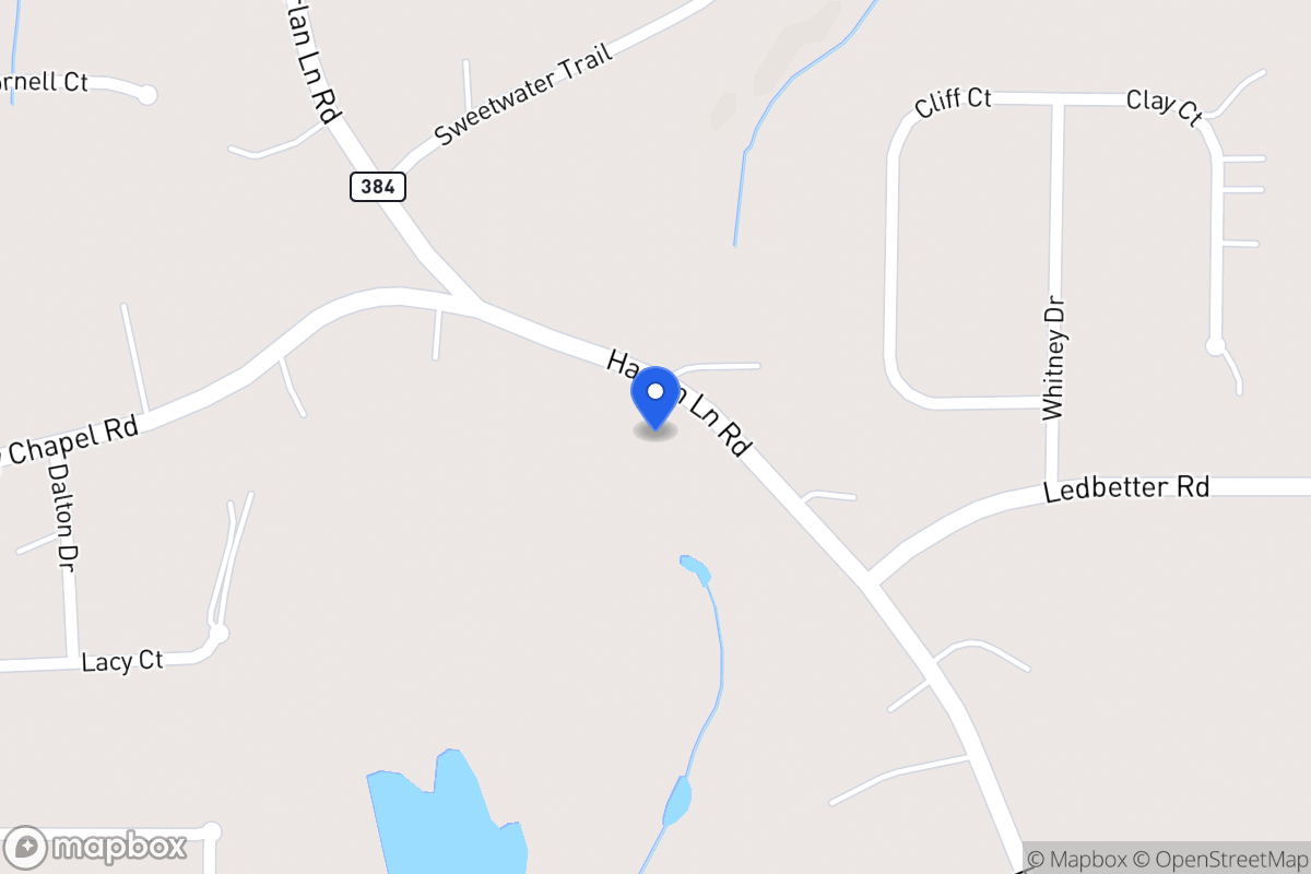 Map of 714 Harlan Lane Rd
