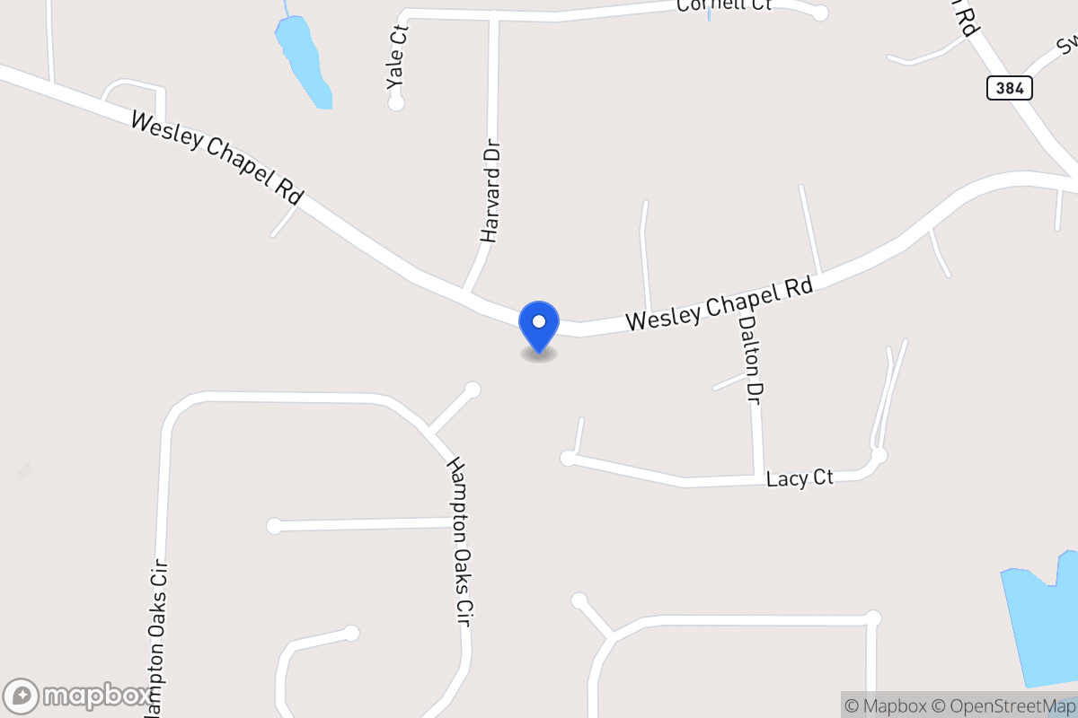 Map of 625 Wesley Chapel Rd