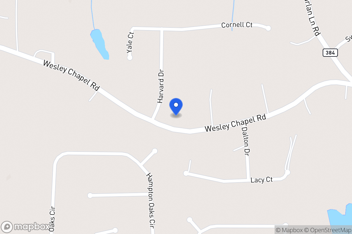 Map of 610 Wesley Chapel Rd