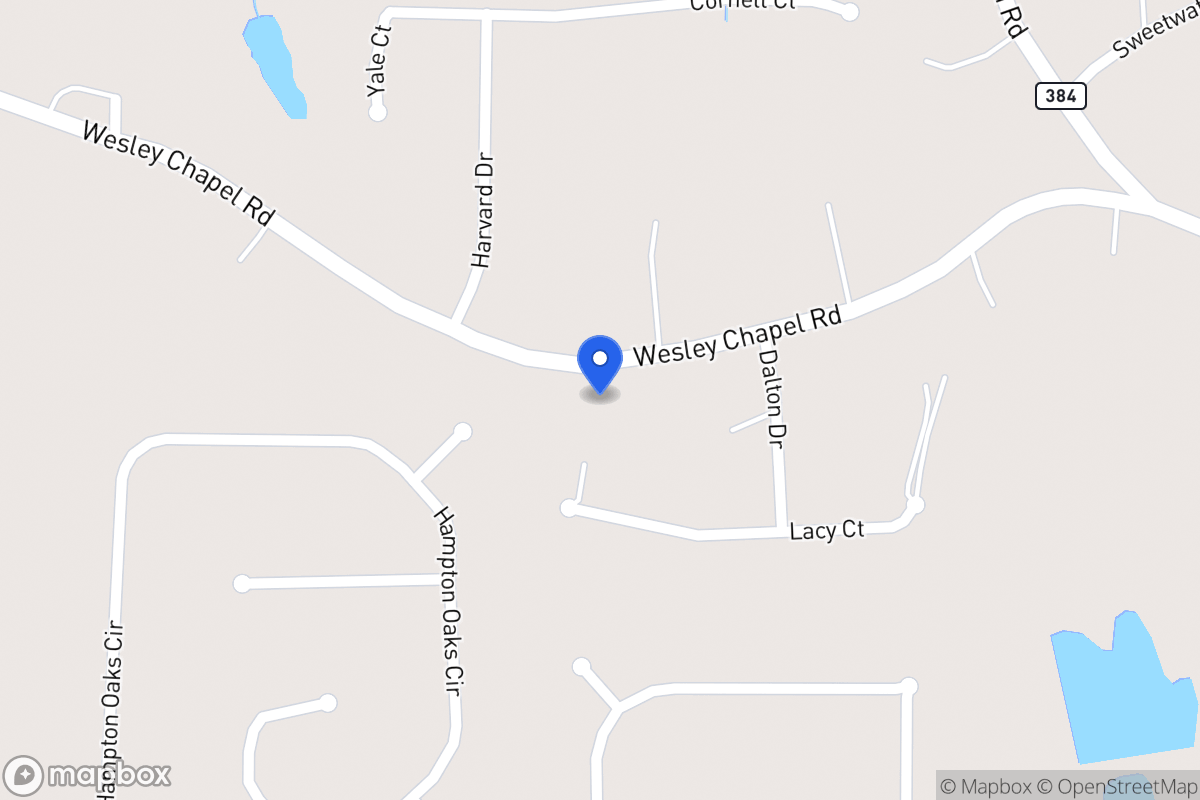 Map of 631 Wesley Chapel Rd