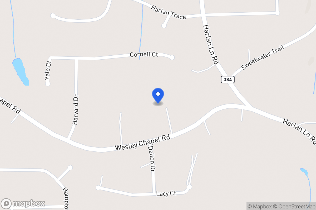 Map of 702 Wesley Chapel Rd