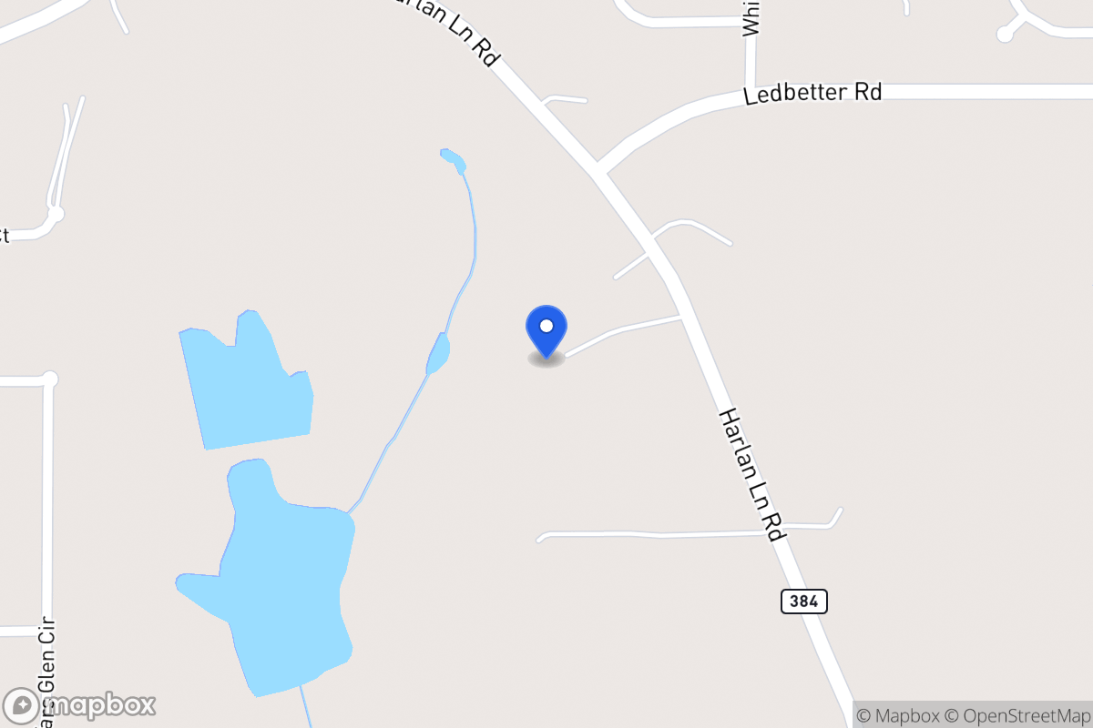 Map of 582 Harlan Lane Rd