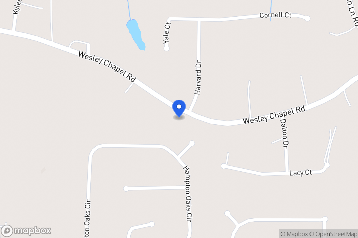 Map of 587 Wesley Chapel Rd