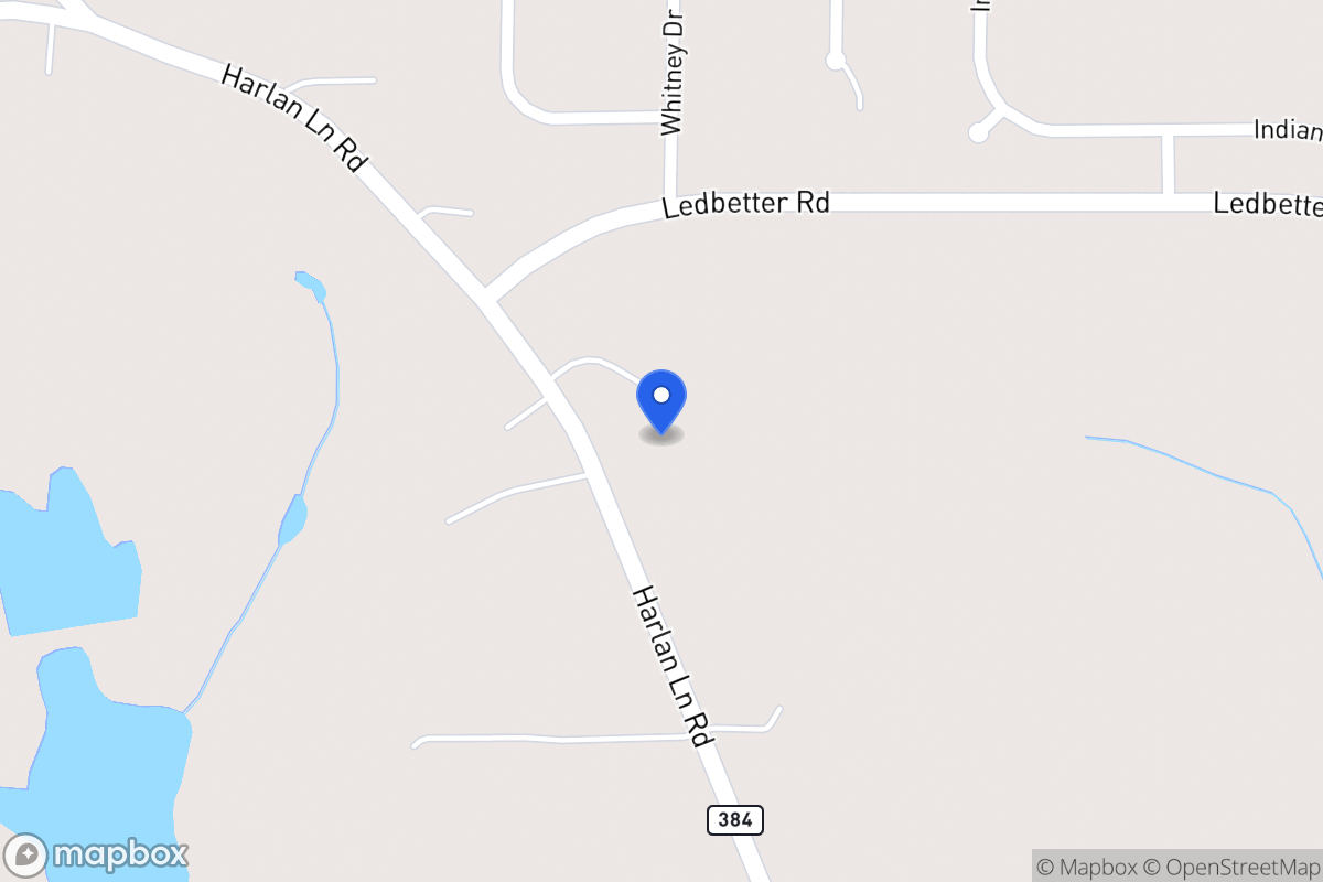 Map of 575 Harlan Lane Rd