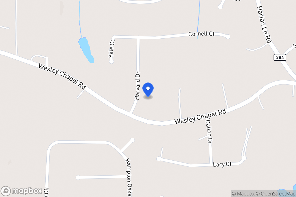 Map of 105 Harvard Dr