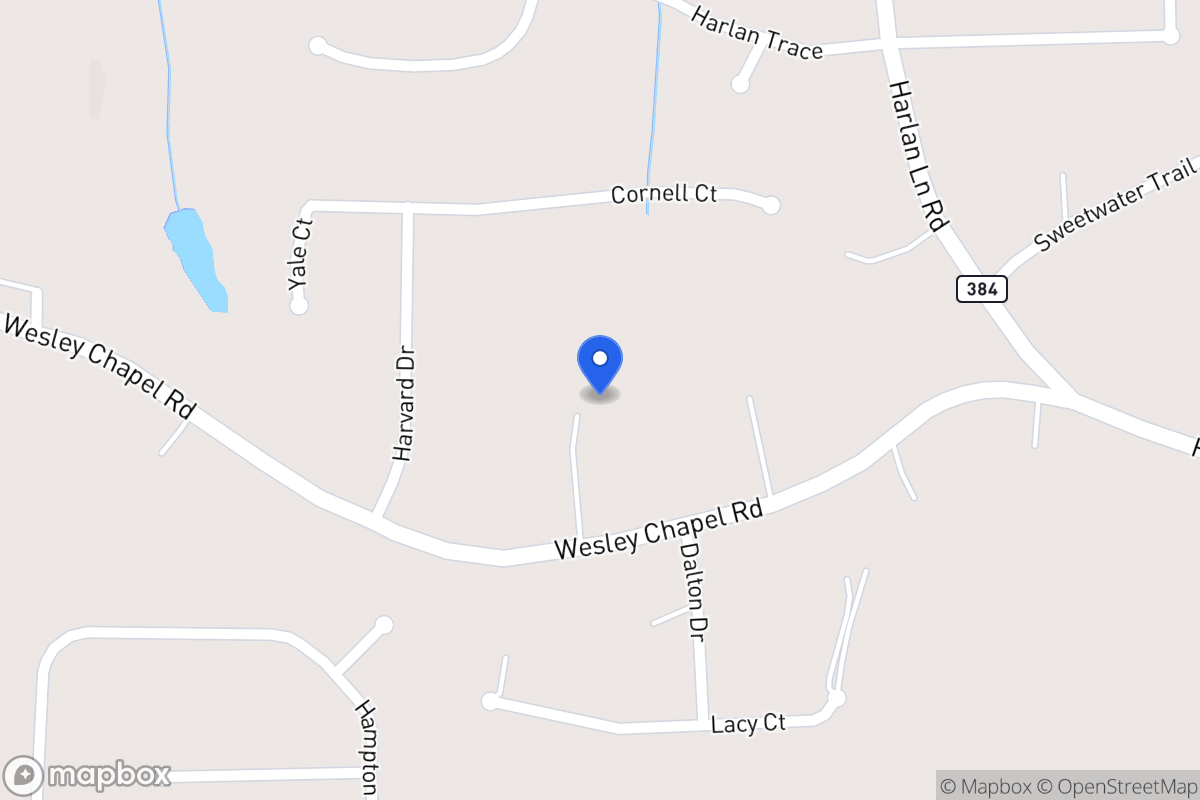 Map of 676 Wesley Chapel Rd