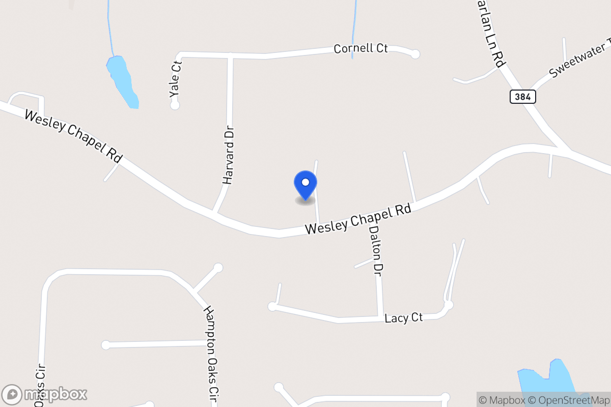 Map of 670 Wesley Chapel Rd