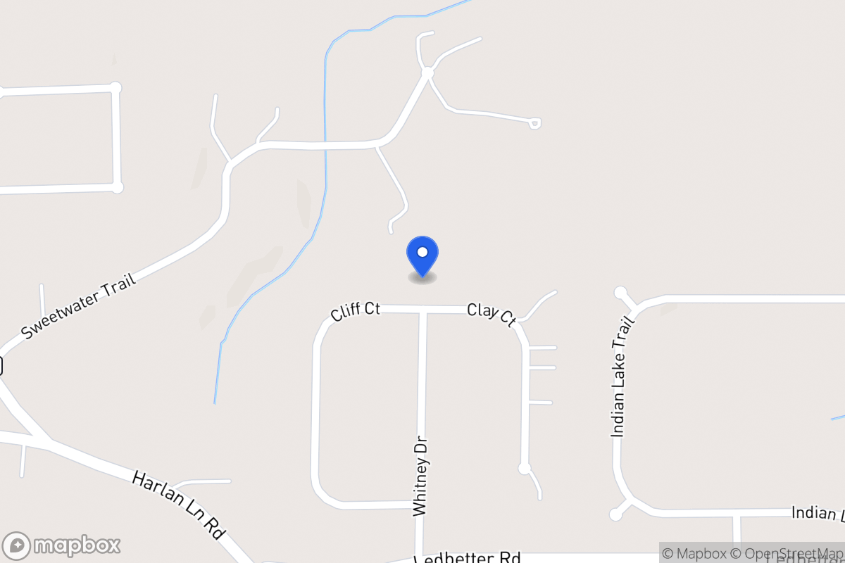 Map of 174 Cliff Ct