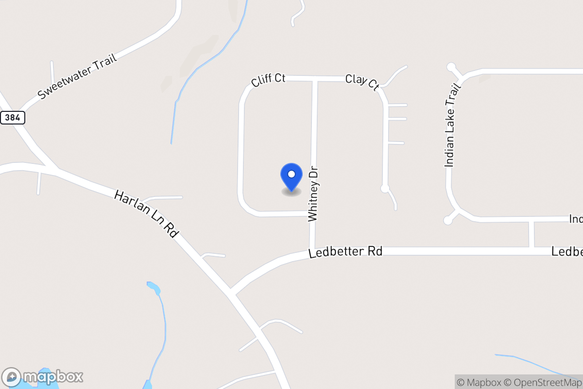 Map of 13 Cliff Ct