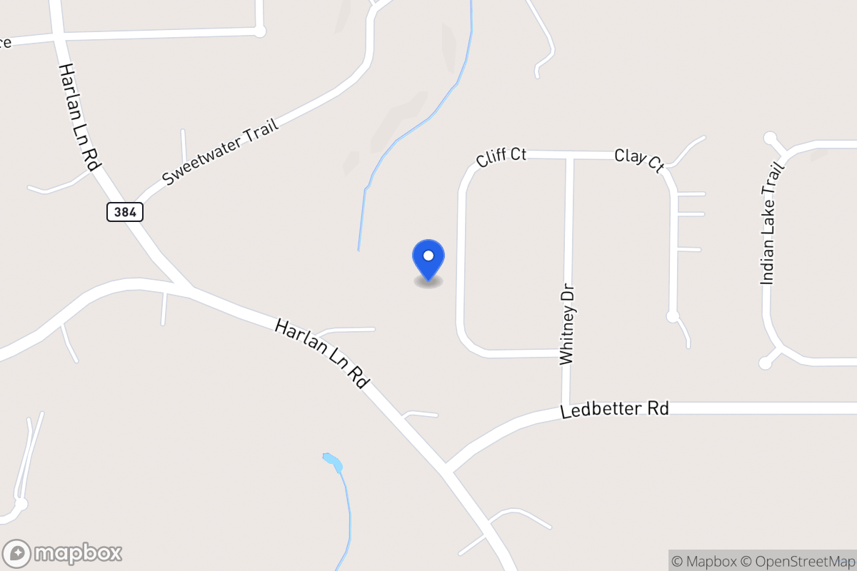 Map of 74 Cliff Ct