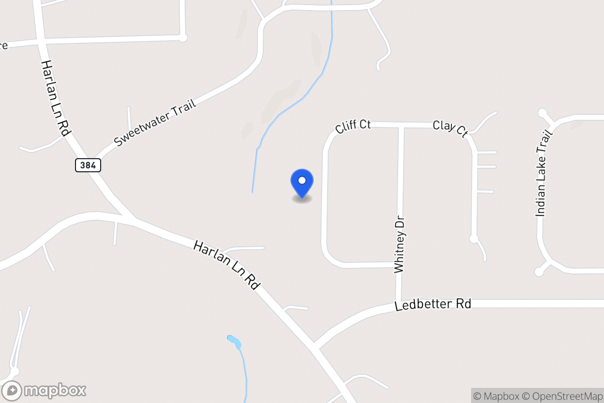 Map of 84 Cliff Ct