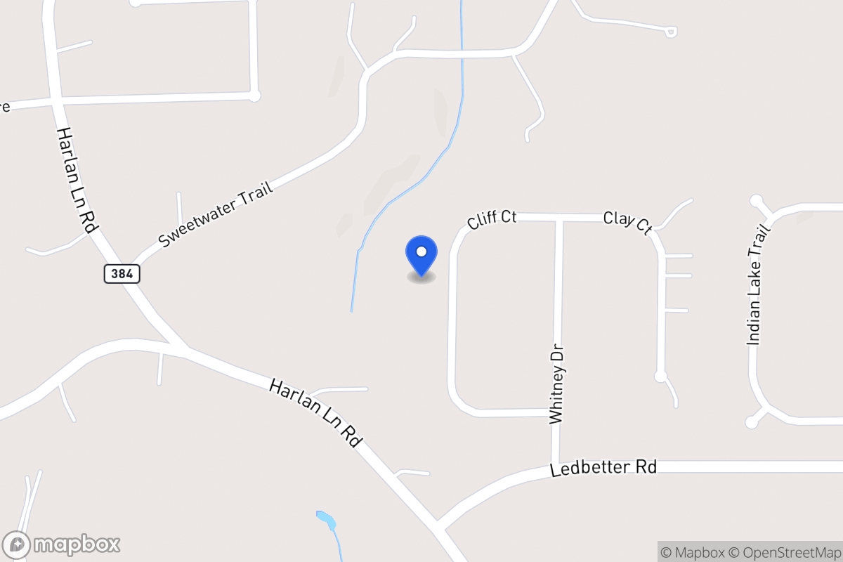 Map of 104 Cliff Ct