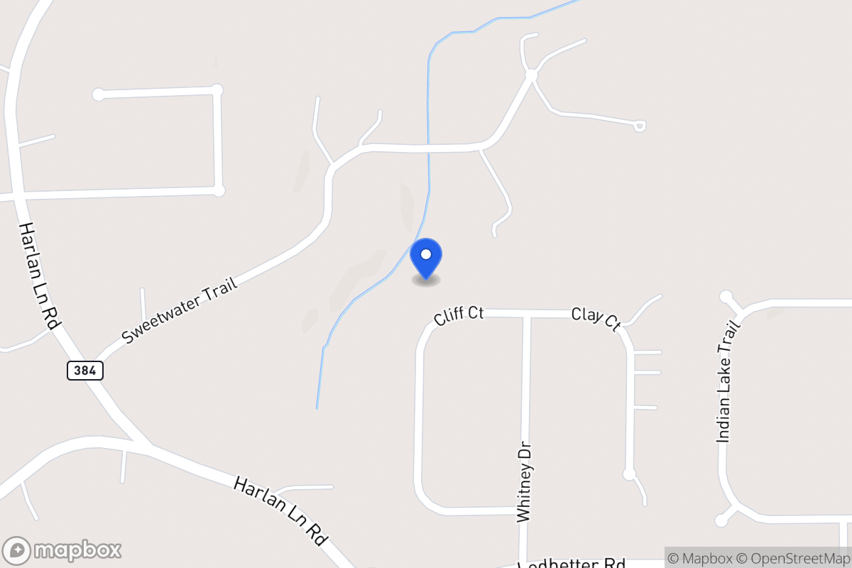 Map of 136 Cliff Ct