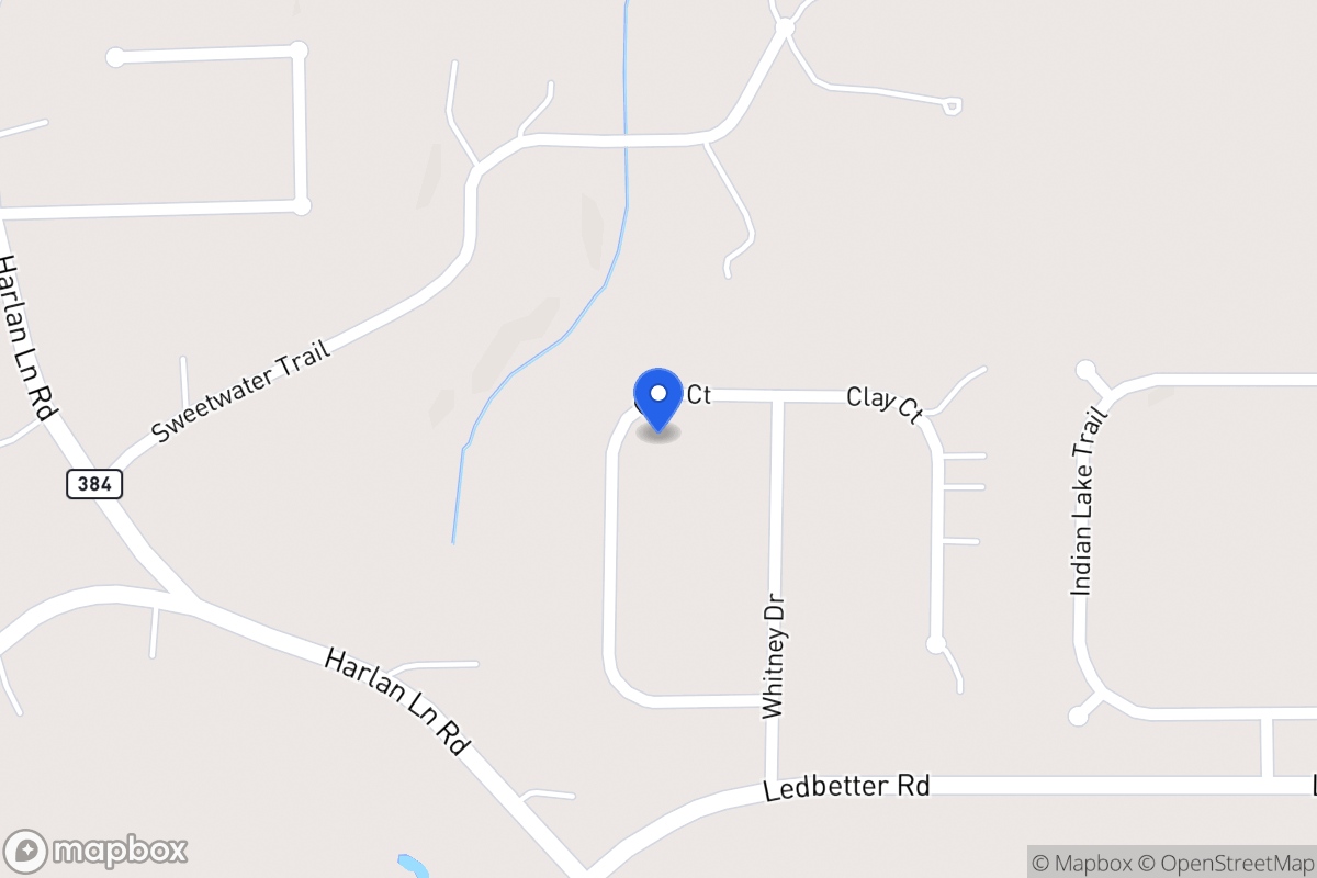 Map of 133 Cliff Ct